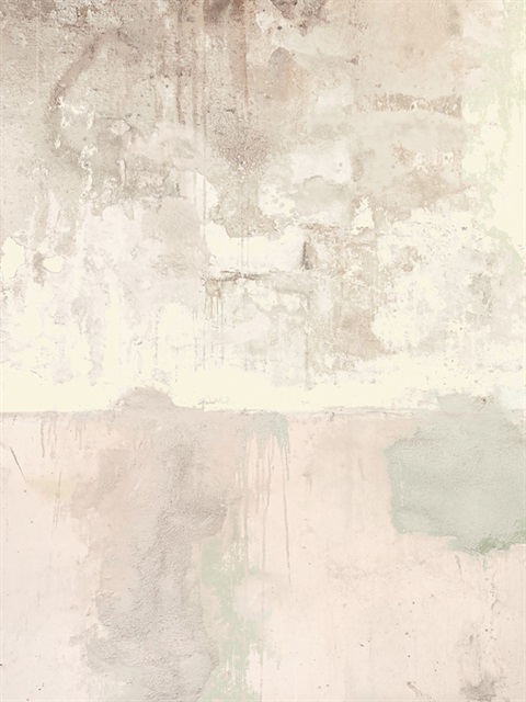 Pale Pink Weathered Wall Mural;