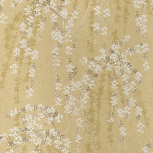 Weeping Blossom Gold Wallpaper
