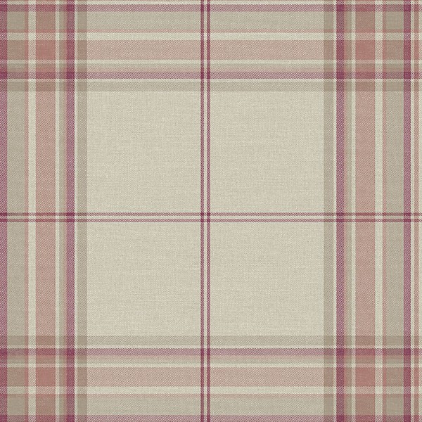 Westley Magenta Plaid Wallpaper