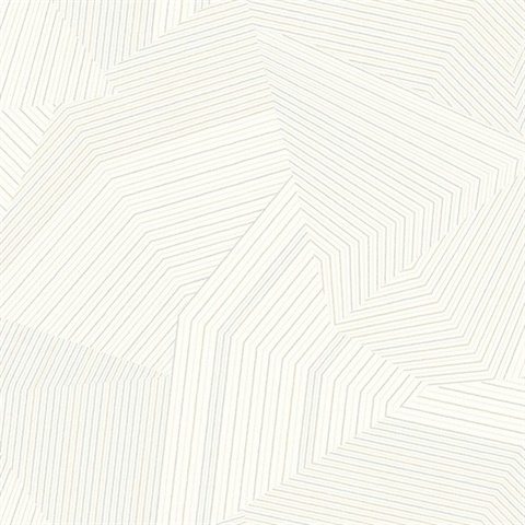 White Dotted Maze Wallpaper