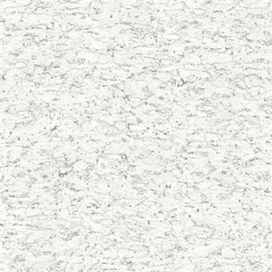 White Shimmering Cork Peel & Stick Wallpaper