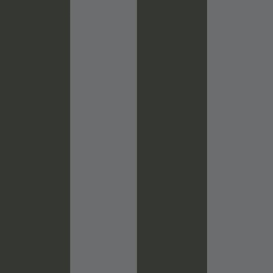 Wide Stripe Silver Grey Wallpaper