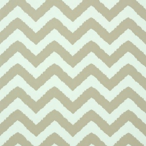 Widenor Chevron Taupe on Aqua Wallpaper