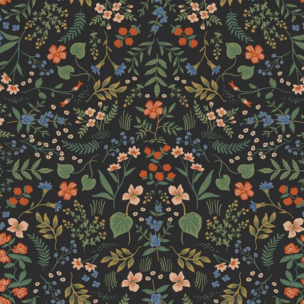 Wildwood Black Peel & Stick Wallpaper