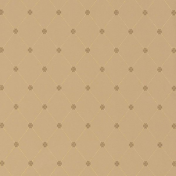 Wilton Trellis Brown Wallpaper