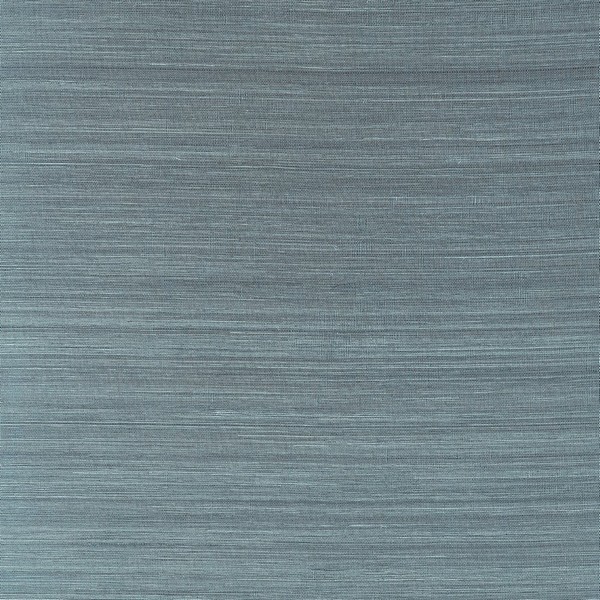 Windward Sisal Dusty Teal Grasscloth Wallpaper