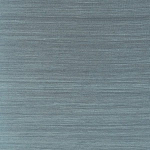 Windward Sisal Dusty Teal Grasscloth Wallpaper