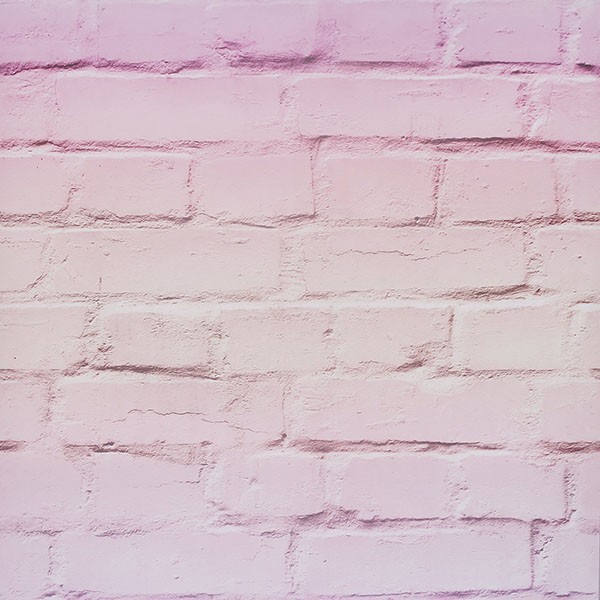 Winifred Pink Ombre Brick Wallpaper
