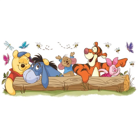 Winnie The Pooh - Pooh &amp; Friends P &amp; S Wall Decal
