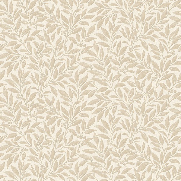 Winter Berry Beige Vine Wallpaper