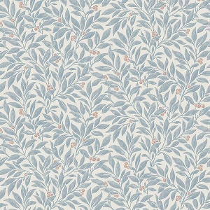 Winter Berry Blue Vine Wallpaper