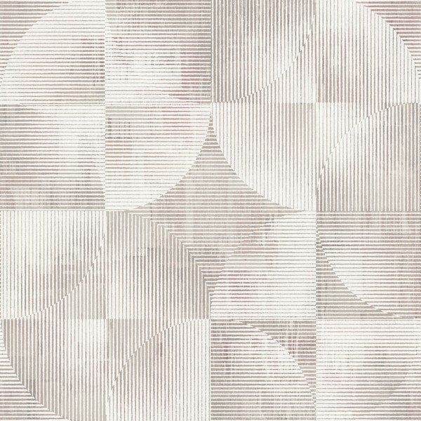 Woodbine Rose Abstract Geometric Wallpaper