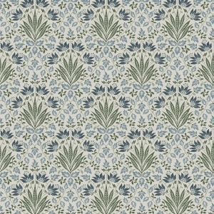 Woodbury Blue Wallpaper