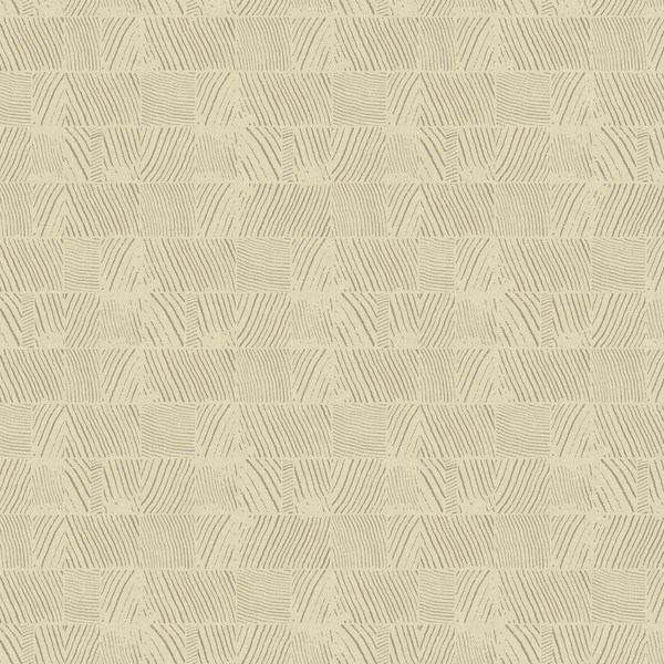 Woodcut Beige Wallpaper