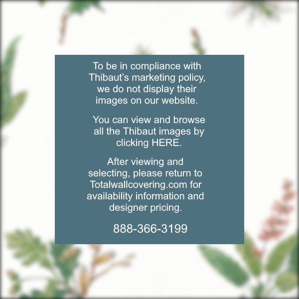 Woodland Green and Blush Wallpaper