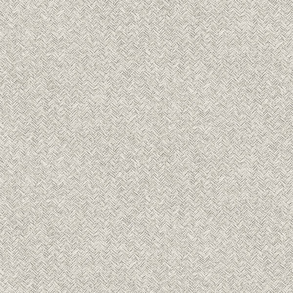 Woven Basket Light Grey Wallpaper