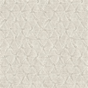 Wright Platinum Textured Triangle Wallpaper