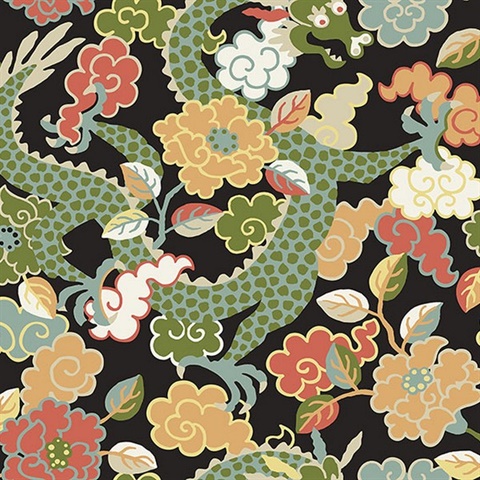 Yanci Green Dragon Wallpaper