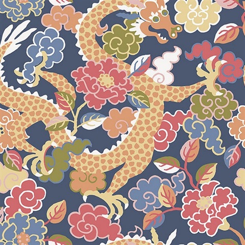 Yanci Orange Dragon Wallpaper