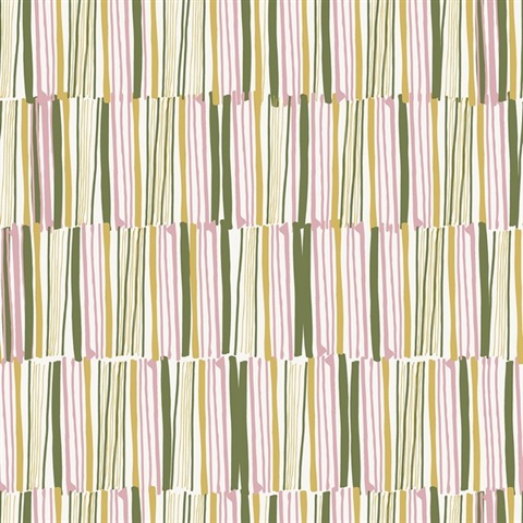 Yellow Thistle Peel & Stick Wallpaper