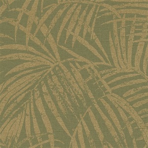 Yumi Green Palm Leaf Wallpaper