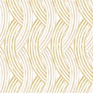 Zamora Yellow Brushstrokes Wallpaper