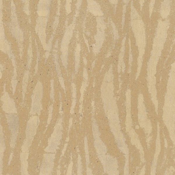 Zebra Chic Antique Gold Wallpaper