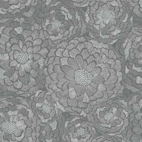 Zen Dahlia Peel & Stick Wallpaper