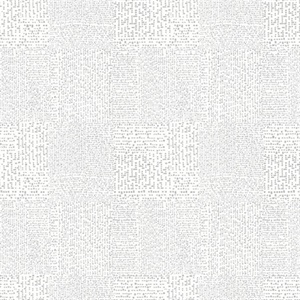 Zenith Silver Abstract Geometric Wallpaper