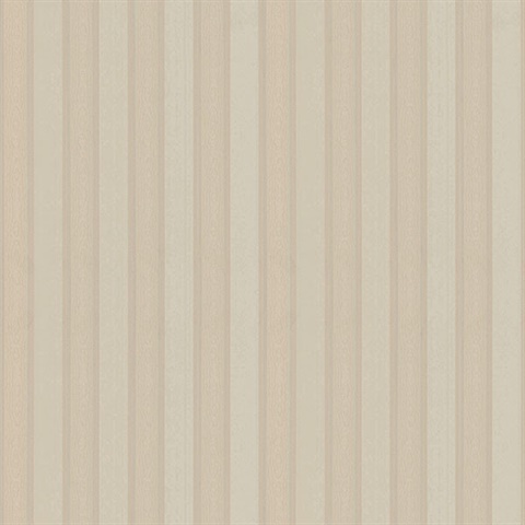 Zeta Peach Moire Stripe Wallpaper