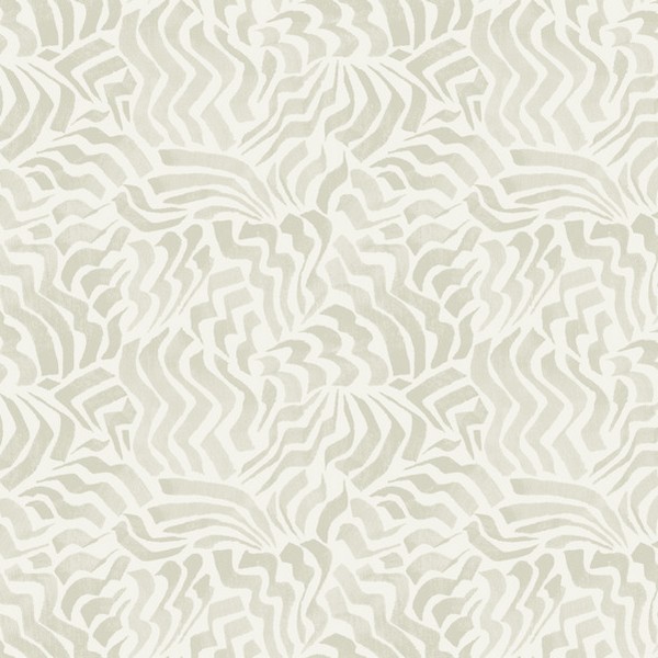 Zora Wave Light Grey Wallpaper